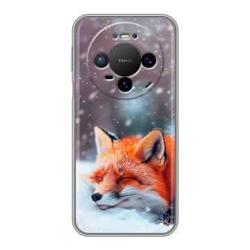 Силиконовый чехол на Huawei Mate 80 Pro с принтом лиса