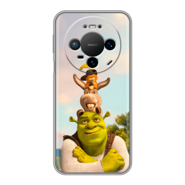 Силиконовый чехол на Huawei Mate 80 Pro с принтом Шрек Shrek