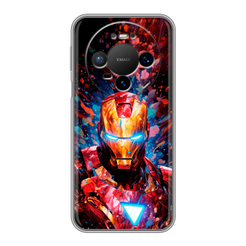 Силиконовый чехол на Huawei Mate 80 Pro с принтом Железный человек Ironman Силиконовый чехол на Huawei Mate 80 Pro с принтом Железный человек Ironman
