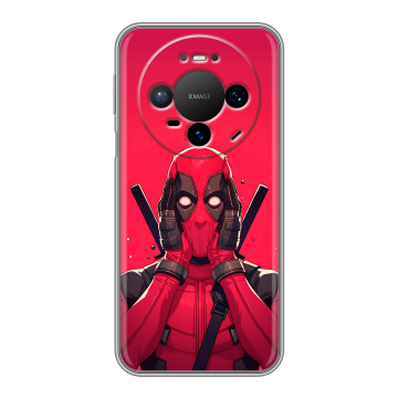 Силиконовый чехол на Huawei Mate 80 Pro с принтом Дедпул Deadpool Силиконовый чехол на Huawei Mate 80 Pro с принтом Дедпул Deadpool