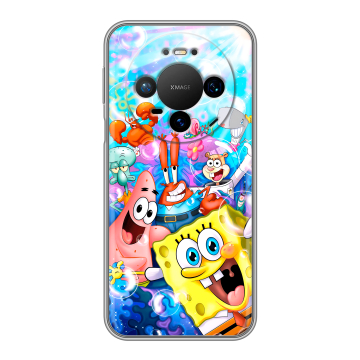 Силиконовый чехол на Huawei Mate 80 Pro с принтом спанчбоб спанч боб Силиконовый чехол на Huawei Mate 80 Pro с принтом спанчбоб спанч боб