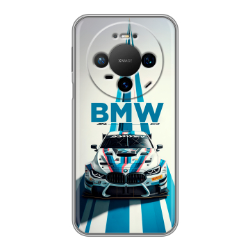Силиконовый чехол на Huawei Mate 80 Pro с принтом БМВ BMW Силиконовый чехол на Huawei Mate 80 Pro с принтом БМВ BMW