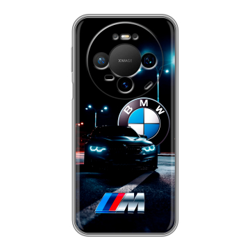 Силиконовый чехол на Huawei Mate 80 Pro с принтом БМВ BMW