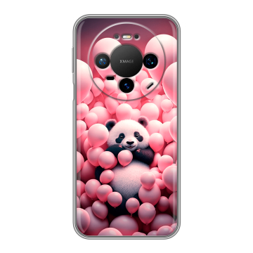 Силиконовый чехол на Huawei Mate 80 Pro с принтом Панда Силиконовый чехол на Huawei Mate 80 Pro с принтом Панда