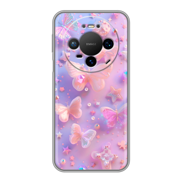 Силиконовый чехол на Huawei Mate 80 Pro с принтом Бабочки