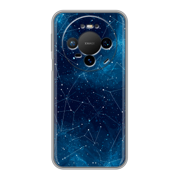 Силиконовый чехол на Huawei Mate 80 Pro с принтом Космос звезды