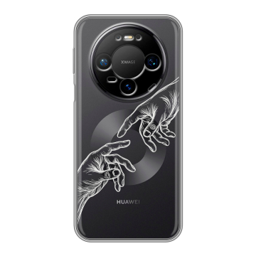 Силиконовый чехол на Huawei Mate 80 Pro с принтом Сотворение мира