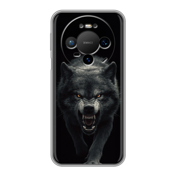 Силиконовый чехол на Huawei Mate 80 Pro с принтом Волк Силиконовый чехол на Huawei Mate 80 Pro с принтом Волк