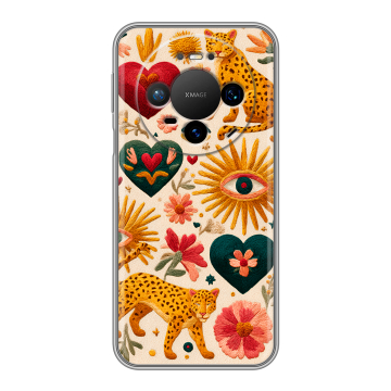 Силиконовый чехол на Huawei Mate 80 Pro с принтом Модный принт