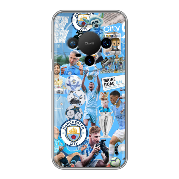 Силиконовый чехол на Huawei Mate 80 Pro с принтом Man City Манчестер Сити Силиконовый чехол на Huawei Mate 80 Pro с принтом Man City Манчестер Сити