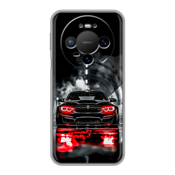 Силиконовый чехол на Huawei Mate 80 Pro с принтом BMW БМВ