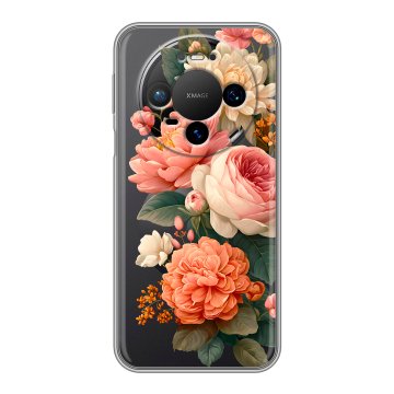 Силиконовый чехол на Huawei Mate 80 Pro с принтом цветы Силиконовый чехол на Huawei Mate 80 Pro с принтом цветы