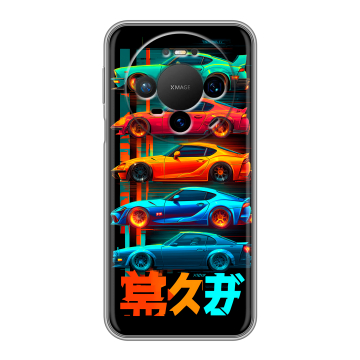Силиконовый чехол на Huawei Mate 80 Pro с принтом машины тачки Силиконовый чехол на Huawei Mate 80 Pro с принтом машины тачки