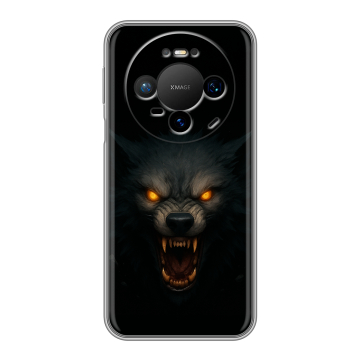 Силиконовый чехол на Huawei Mate 80 Pro с принтом Волк Силиконовый чехол на Huawei Mate 80 Pro с принтом Волк
