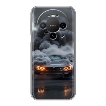 Силиконовый чехол на Huawei Mate 80 Pro с принтом BMW БМВ