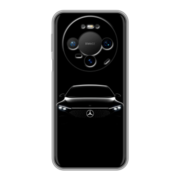 Силиконовый чехол на Huawei Mate 80 Pro с принтом Mercedes Мерседес Силиконовый чехол на Huawei Mate 80 Pro с принтом Mercedes Мерседес