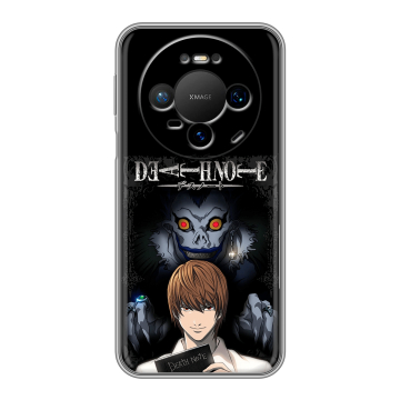 Силиконовый чехол на Huawei Mate 80 Pro с принтом Death note Тетрадь смерти Силиконовый чехол на Huawei Mate 80 Pro с принтом Death note Тетрадь смерти