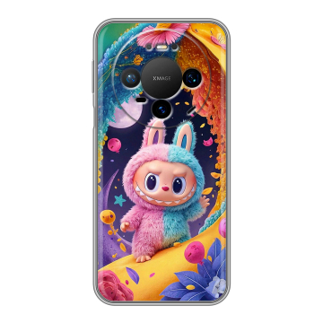 Силиконовый чехол на Huawei Mate 80 Pro с принтом Labubu Лабубу Силиконовый чехол на Huawei Mate 80 Pro с принтом Labubu Лабубу