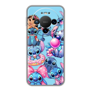 Силиконовый чехол на Huawei Mate 80 Pro с принтом Лило и Стич