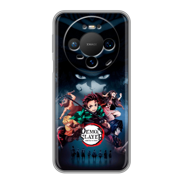 Силиконовый чехол на Huawei Mate 80 Pro с принтом Demon Slayer Клинок рассекающий демонов Силиконовый чехол на Huawei Mate 80 Pro с принтом Demon Slayer Клинок рассекающий демонов