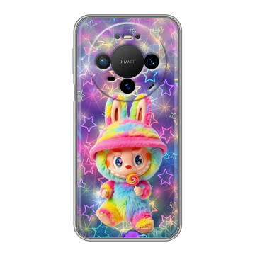Силиконовый чехол на Huawei Mate 80 Pro с принтом Labubu Лабубу Силиконовый чехол на Huawei Mate 80 Pro с принтом Labubu Лабубу