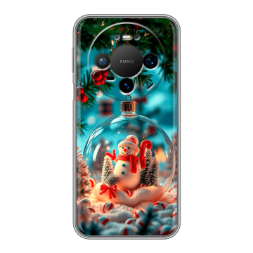 Силиконовый чехол на Huawei Mate 80 Pro с принтом Новый год