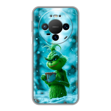 Силиконовый чехол на Huawei Mate 80 Pro с принтом Новый год гринч