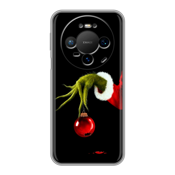 Силиконовый чехол на Huawei Mate 80 Pro с принтом Новый год Гринч