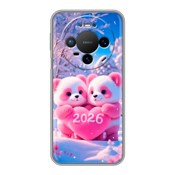 Силиконовый чехол на Huawei Mate 80 Pro с принтом Новый год Силиконовый чехол на Huawei Mate 80 Pro с принтом Новый год