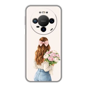 Силиконовый чехол на Huawei Mate 80 Pro с принтом женский Силиконовый чехол на Huawei Mate 80 Pro с принтом женский