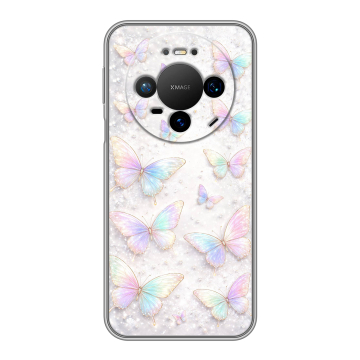 Силиконовый чехол на Huawei Mate 80 Pro с принтом женский