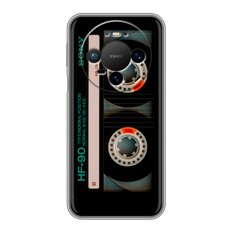 Силиконовый чехол на Huawei Mate 80 Pro с принтом Кассета Силиконовый чехол на Huawei Mate 80 Pro с принтом Кассета