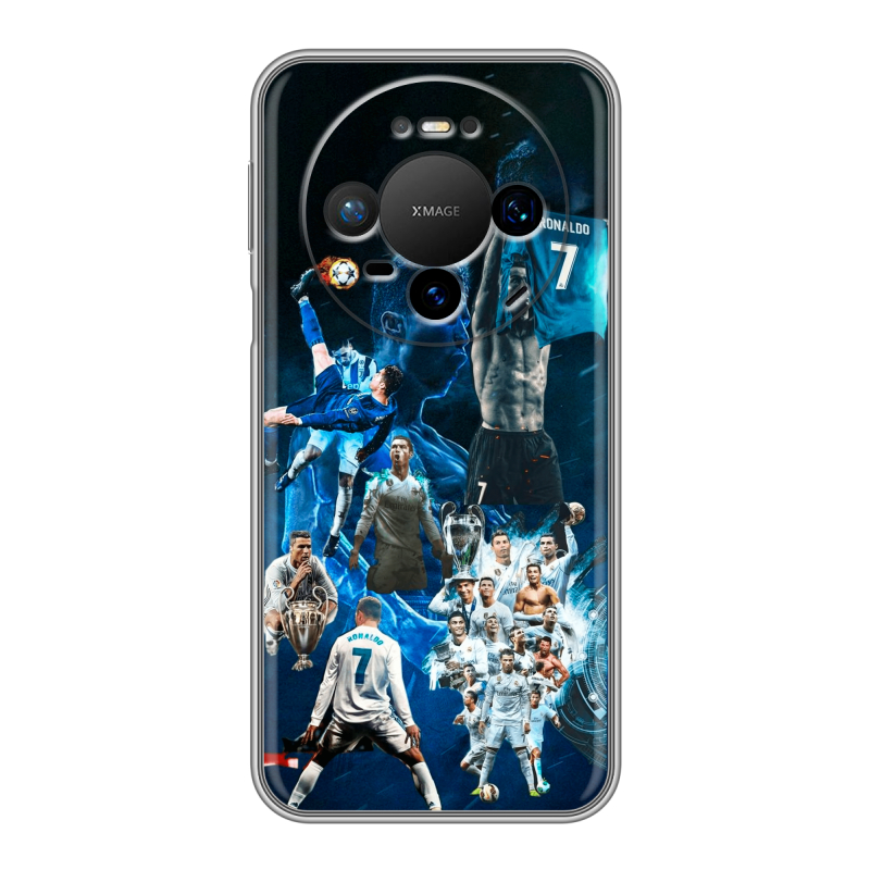 Силиконовый чехол на Huawei Mate 80 Pro с принтом Реал Роналдо Силиконовый чехол на Huawei Mate 80 Pro с принтом Реал Роналдо