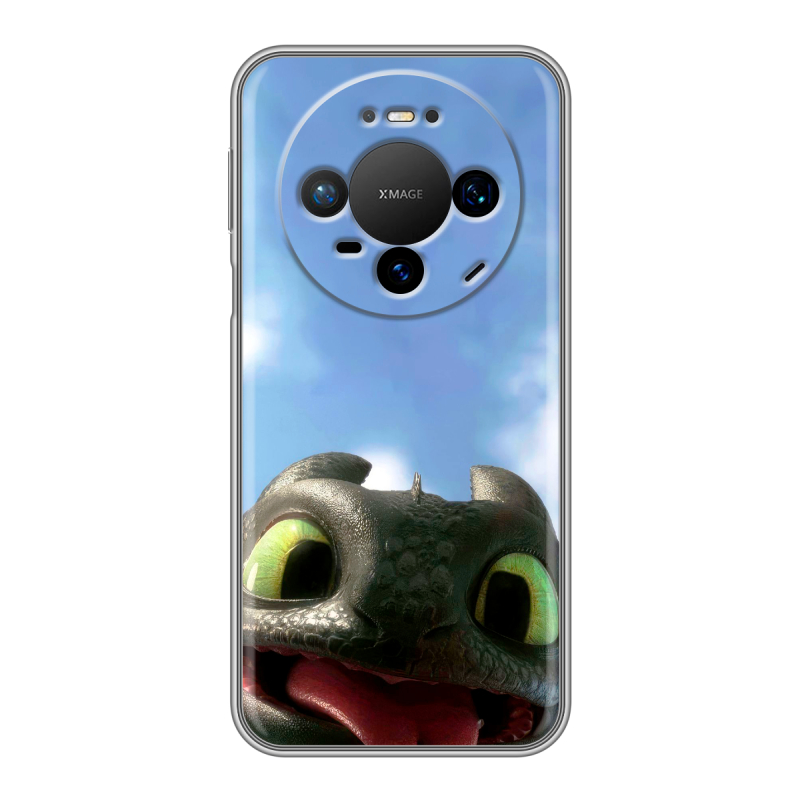 Силиконовый чехол на Huawei Mate 80 Pro с принтом Как приручить дракона Силиконовый чехол на Huawei Mate 80 Pro с принтом Как приручить дракона