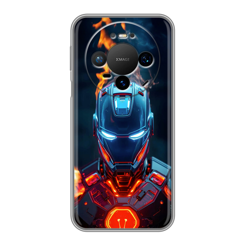 Силиконовый чехол на Huawei Mate 80 Pro с принтом IronMan Железный человек Силиконовый чехол на Huawei Mate 80 Pro с принтом IronMan Железный человек
