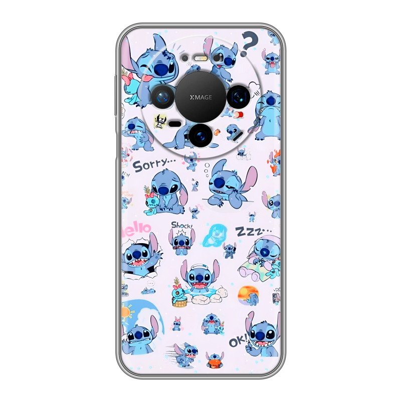 Силиконовый чехол на Huawei Mate 80 Pro с принтом Лило и Стич Силиконовый чехол на Huawei Mate 80 Pro с принтом Лило и Стич