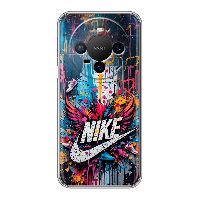 Силиконовый чехол на Huawei Mate 80 Pro с принтом Nike Найк Силиконовый чехол на Huawei Mate 80 Pro с принтом Nike Найк