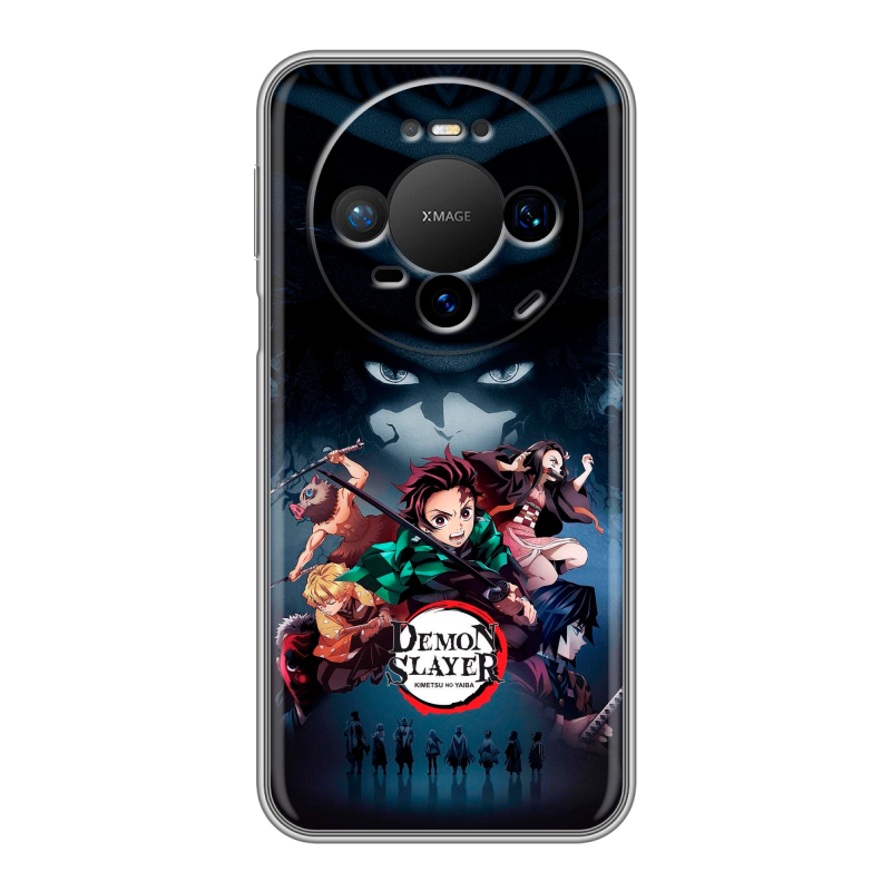 Силиконовый чехол на Huawei Mate 80 Pro с принтом Demon Slayer Клинок рассекающий демонов Силиконовый чехол на Huawei Mate 80 Pro с принтом Demon Slayer Клинок рассекающий демонов