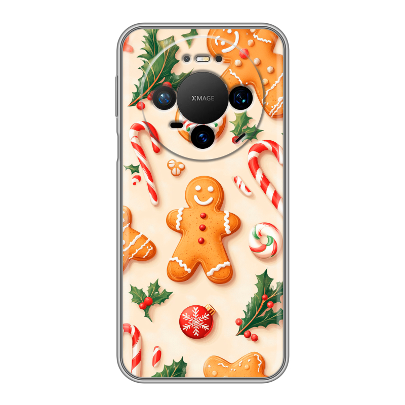 Силиконовый чехол на Huawei Mate 80 Pro с принтом Новый год Силиконовый чехол на Huawei Mate 80 Pro с принтом Новый год