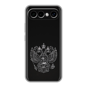 Силиконовый чехол на Vivo X300 FE с принтом Герб России Силиконовый чехол на Vivo X300 FE с принтом Герб России