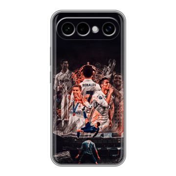 Силиконовый чехол на Vivo X300 FE с принтом Реал Роналдо Real Ronaldo Силиконовый чехол на Vivo X300 FE с принтом Реал Роналдо Real Ronaldo