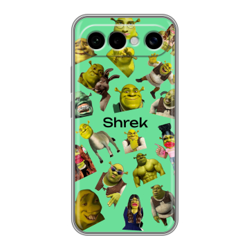 Силиконовый чехол на Vivo X300 FE с принтом Шрек Shrek