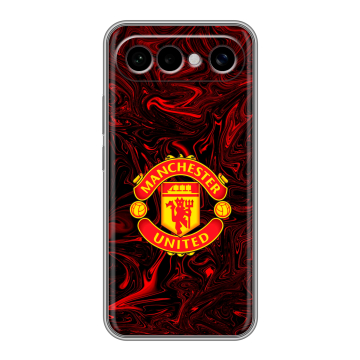 Силиконовый чехол на Vivo X300 FE с принтом Manchester United