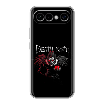 Силиконовый чехол на Vivo X300 FE с принтом Death note Тетрадь смерти Силиконовый чехол на Vivo X300 FE с принтом Death note Тетрадь смерти