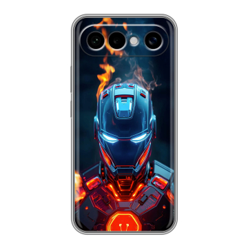 Силиконовый чехол на Vivo X300 FE с принтом IronMan Железный человек Силиконовый чехол на Vivo X300 FE с принтом IronMan Железный человек