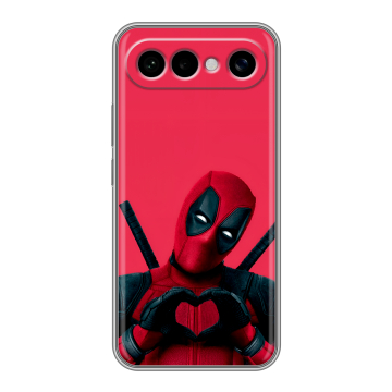 Силиконовый чехол на Vivo X300 FE с принтом Дедпул Deadpool Силиконовый чехол на Vivo X300 FE с принтом Дедпул Deadpool