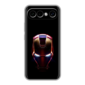 Силиконовый чехол на Vivo X300 FE с принтом IronMan Железный человек Силиконовый чехол на Vivo X300 FE с принтом IronMan Железный человек