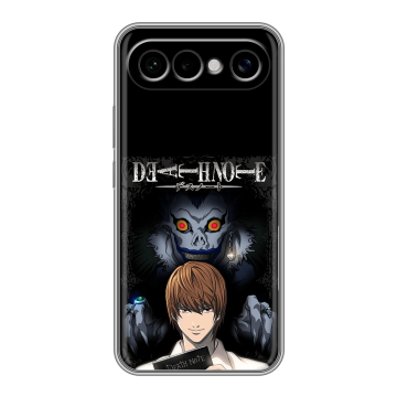 Силиконовый чехол на Vivo X300 FE с принтом Death note Тетрадь смерти