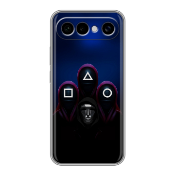 Силиконовый чехол на Vivo X300 FE с принтом Игра Кальмара
