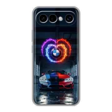 Силиконовый чехол на Vivo X300 FE с принтом BMW БМВ Силиконовый чехол на Vivo X300 FE с принтом BMW БМВ